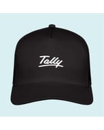 Generic Customized 5-Panel Cap-Black